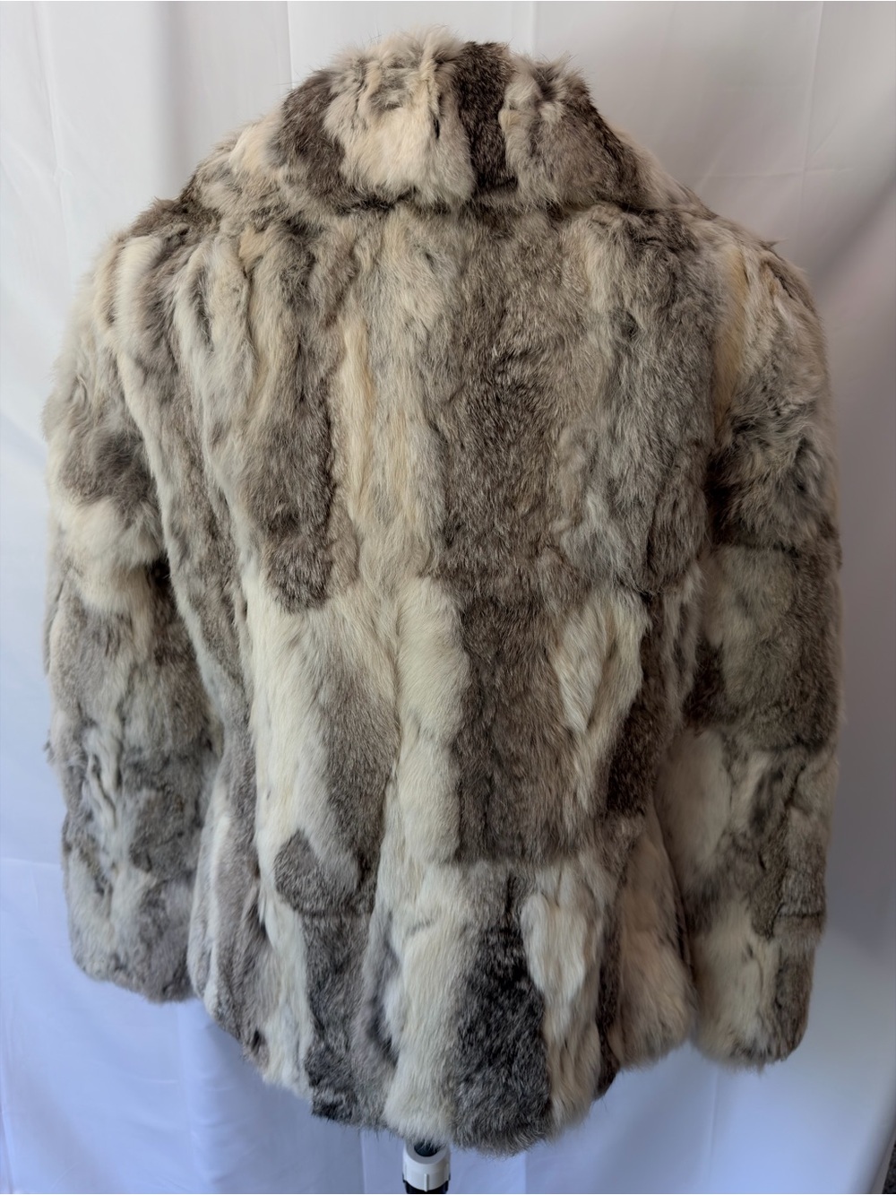 Vintage Genuine Rabbit Fur Coat-Dino Ricco - Picture 4 of 16